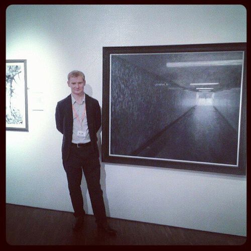 Reuben Colley wins award for 'Best Painting' at West Midlands Open