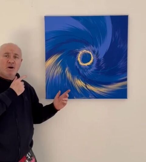 Unique Damien Hirst now on display in the gallery