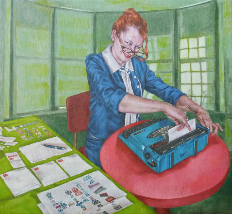 Laughing While Addressing (SOLD)