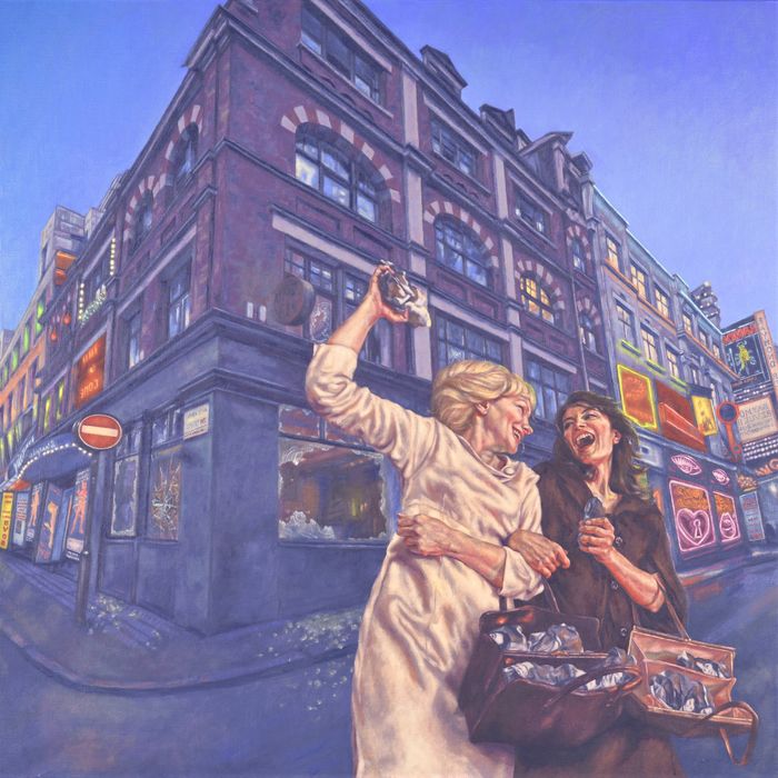 Laughing While Smashing (SOLD)