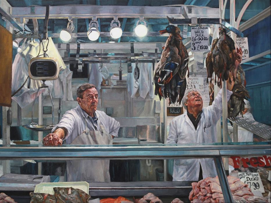 Men Selling Fish And Game (SOLD)