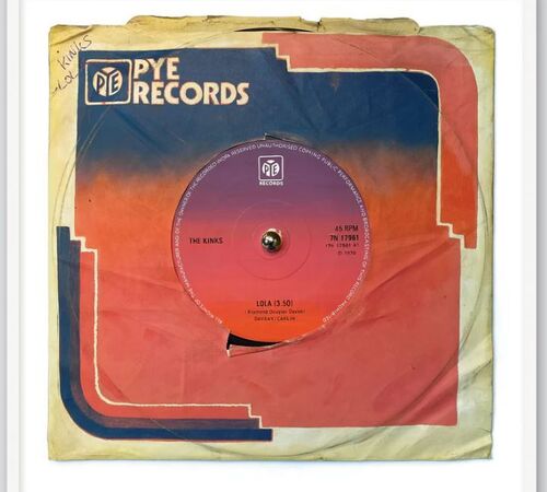 The Kinks - Lola (original wall sculpture)